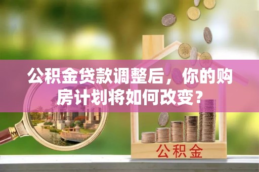 高阳公积金贷款调整后，你的购房计划将如何改变？