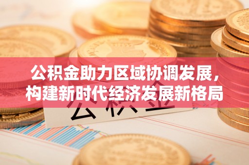 高阳公积金助力区域协调发展，构建新时代经济发展新格局