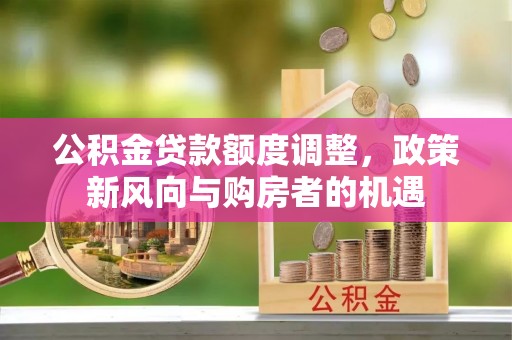 高阳公积金贷款额度调整，政策新风向与购房者的机遇