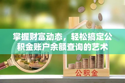 高阳掌握财富动态，轻松搞定公积金账户余额查询的艺术