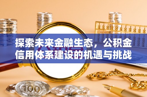 高阳探索未来金融生态，公积金信用体系建设的机遇与挑战