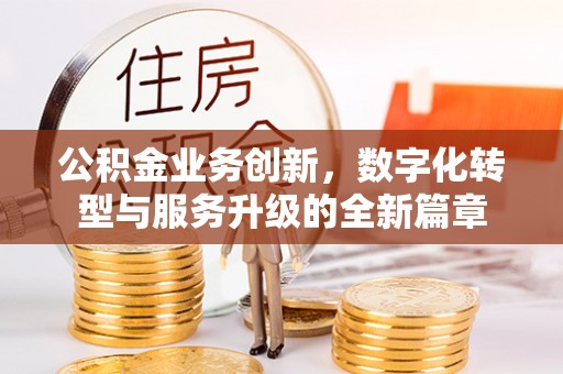 高阳公积金业务创新，数字化转型与服务升级的全新篇章