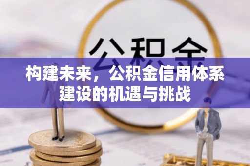 高阳构建未来，公积金信用体系建设的机遇与挑战