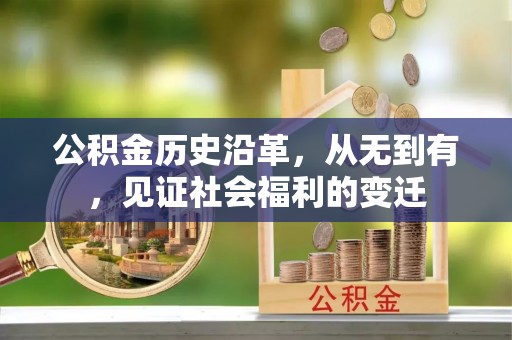 高阳公积金历史沿革，从无到有，见证社会福利的变迁