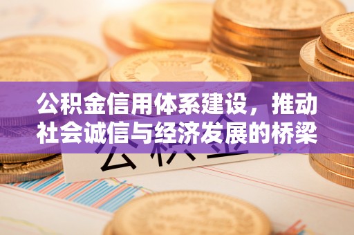 高阳公积金信用体系建设，推动社会诚信与经济发展的桥梁