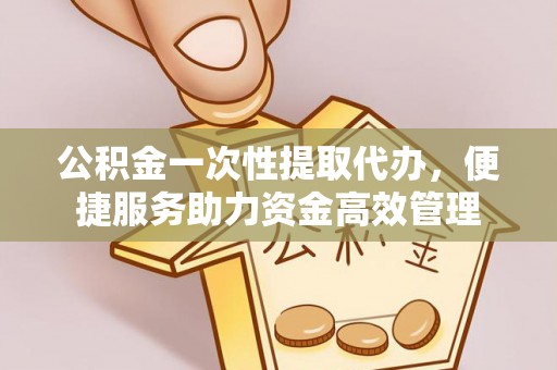 高阳公积金一次性提取代办，便捷服务助力资金高效管理