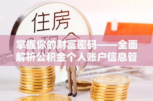 高阳掌握你的财富密码——全面解析公积金个人账户信息管理与优化