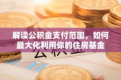 高阳解读公积金支付范围，如何最大化利用你的住房基金
