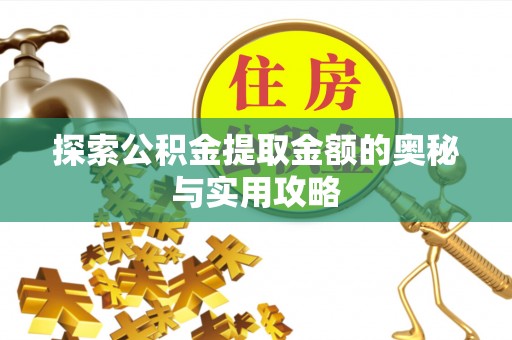 高阳探索公积金提取金额的奥秘与实用攻略
