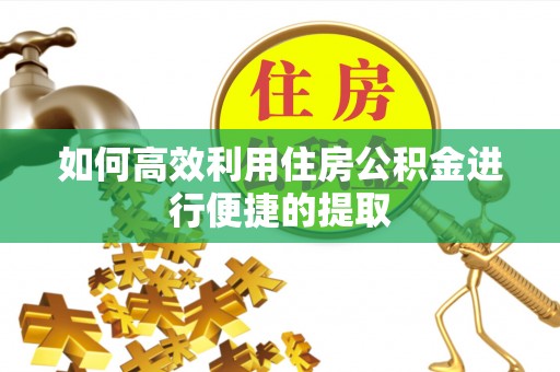 高阳如何高效利用住房公积金进行便捷的提取