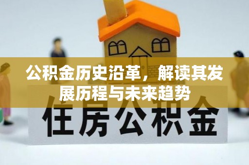 高阳公积金历史沿革，解读其发展历程与未来趋势