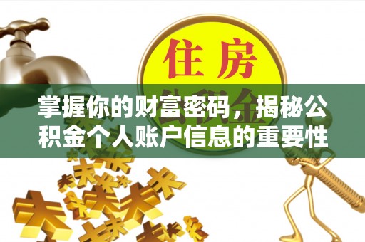 高阳掌握你的财富密码，揭秘公积金个人账户信息的重要性