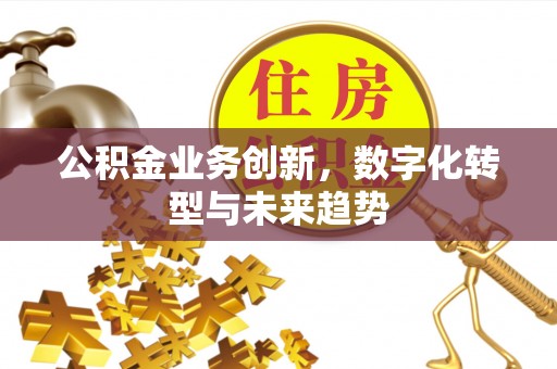 高阳公积金业务创新，数字化转型与未来趋势