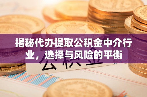 高阳揭秘代办提取公积金中介行业，选择与风险的平衡