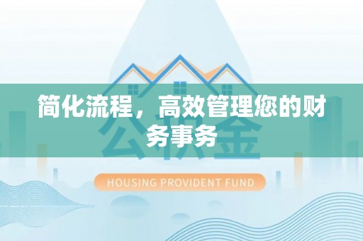 高阳简化流程，高效管理您的财务事务